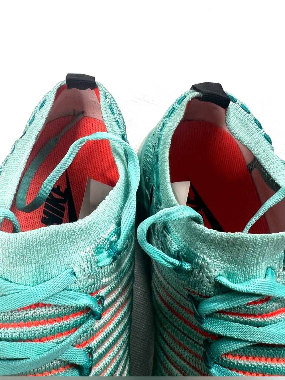 Nike Womens Free Transform Flyknit Sneaker Turquoise Size 7 Running Shoes 833410 - Picture 5 of 10